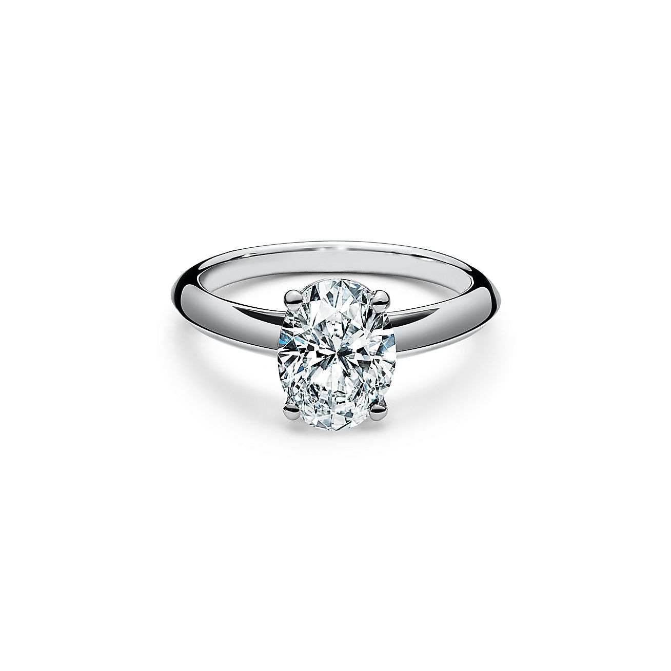 solitaire diamant Oval
